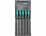 Sada pilníků Whirlpower® 154-5005, 5 kusů, 200 mm, ploché, kulaté, čtvercové, rovné, půlkruhové