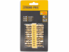 Sada bitů Strend Pro YF40020, 10 kusů, L-65 mm, CrV, Gold...