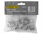 Sada svorek Strend Pro HC515, 15 kusů, pro hadice, 8-27 mm