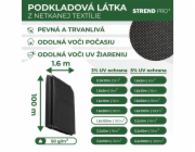 Tkanina Garden B4407 1,6x100 m, netkaná textilie, 50 g/m, černá role