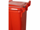 Kontejner MGB 120 litrů, plastový, červený, HDPE, popelní...