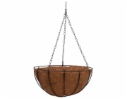 Strend Pro LC-CocoH-23, 30x30x14 cm, závěsný, ocel/kokos, závěsný, s řetězem a závěsem