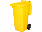 Kontejner MGB 120 litrů, plast, žlutý 1018, HDPE, popelní...