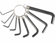 Sada klíčů Strend Pro HK0041, 9 ks, 1,5-10 mm, imbus, šestihran, nástrčný klíč