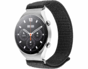 Fixed Pevný nylonový sportovní řemínek s rychloupínáním 18mm Pro Smartwatch, tmavě šedý
