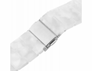 Fixed Pevný pryskyřičný řemínek s rychloupínáním 22 mm pro chytré hodinky, nebesky bílá
