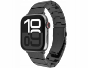 Fixed Pevný pryskyřičný řemínek pro Apple Watch 38/40/41 mm, karbonově černý