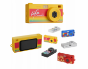 Xrec Mini Camera Retro Videokamera 2k Přívěsek na klíče + 32GB karta / Xrec X9 / Žlutá