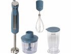 Guzzini Sous Chef Hand Blender  with Accessories, navy blue