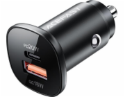 Acefast Nabíječka B1 1x USB-A 1x USB-C (6974316280330)