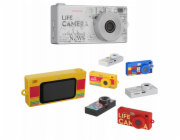 Xrec Mini Camera Retro Videokamera 2k Přívěsek na klíče + 32GB karta / Xrec X9 / Šedá