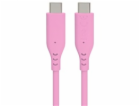 PREMIUMCORD Kabel USB-C na USB-C, 60W, 480Mbps, silikonov...