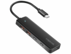 LogiLink USB-C Hub, 4 porty 2x USB-A, 2x USB-C, černý