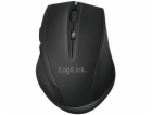 LogiLink Bezdrátová myš BT 5.0, ergonomická, černá