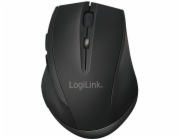 LogiLink Bezdrátová myš BT 5.0, ergonomická, černá