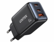 NABÍJEČKA GAN 2xUSB-A, USB-C, PD 3.0, 65 W