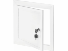 Kryt komory AWENTA z PVC, bílý, 400 x 400 mm (MKOM36)