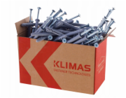 Klimas Zatloukací hmoždinky Klimas Wkręt-Met SM 8X160 4,9X165 rychlomontážní balení 100 ks