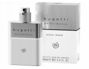 Sirowa BUGATTI Performance Silver kovová toaletní voda pro muže 100 ml