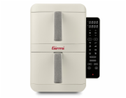 Fritéza Girmi, FG4101 ECOFRIT Dual, horkovzdušná, kapacita 9 l (4,5 l + 4,5 l), nastavitelná teplota, časovač, 9 přednastavených programů, digitální displej, 2400 W