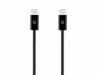 OBAL:ME Super Fast USB-C/USB-C Pletený kabel 60W 1m Black