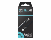 OBAL:ME Super Fast USB-C/USB-C Pletený kabel 100W 1m Black
