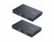 Startech - Rozširovací zarízení USB - USB 3.0 - pres CAT 6a/7/8 - 4 porty - až 100 m - kompatibilní s TAA