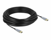 Delock - HDMI kabel - HDMI s piny (male) do HDMI s piny (male) - 25 m - optické vlákno - cerná - podporuje 4K, Active Optical Cable (AOC)