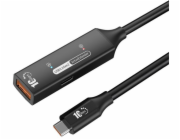 Kabel PremiumCord USB 3.2 - USB-C repeater prodlužovací F/M 10Gbps, 5m
