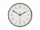 Nedis CLWA6226BK - Nástěnné hodiny | Průměr: 300 mm | Pla...