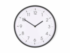 Nedis CLWA1226BK - Nástěnné hodiny | Průměr: 300 mm | Pla...