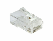 XtendLan Konektor RJ45 CAT5e, UTP, EZ type, drát, balení 100ks