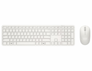 DELL KM526 bezdrátová klávesnice a myš US/ mezinárodní - bílá