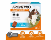 FRONTPRO Tablety proti blechám a klíšťatům pro psa (>10-25 kg) - 3x 68mg