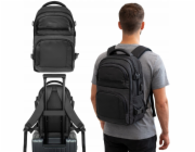 Wozinsky Cestovní batoh WPW-20L s kapsou na notebook 40x20x25 cm pro zavazadla - černý