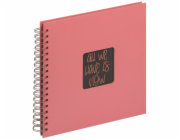Walther Fun Living Coral   26x25  Album mit 40 Seiten    SA-108-LC