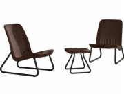 Zahradní nábytek Keter Rio Patio set whiskey hnědý