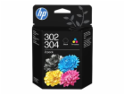 HP 302/304 Combo Pack - 2-balení - pigmentová cerná, barv...