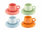 Bialetti Set 4 Cups incl.  Saucers mercato della frutta