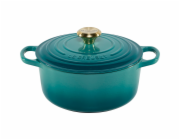 Le Creuset Signature Casserole  round 24 cm bleu riviera