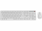 Gembird KBS-WMS-01-W Bezdrátová stolní sada Silent Key Pr...