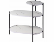 Home Styling Collection Kolekce bytového stylingu FRONTI třípatrový stůl, 64 x 33 x 63 cm