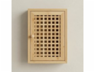 Ikonka Závěsná klíčenka Icon KIZU, 19 x 27 x 6 cm, bambus