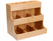 Aptel Bambusový kuchyňský organizér , 26,3 x 16,5 x 24 cm