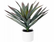 Home Styling Collection Kolekce pro domácí styling ORNO Umělá dekorativní rostlina, O 40 x 50 cm, agáve v bílém květináči