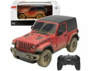 Rastar Car Jeep Wrangler Rubicon-Muddy na dálkové ovládání RC červené Rastar 1:24 Rastar