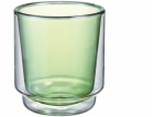 Hario - Dvoustěnná sklenice na matchu 370ml - zelená