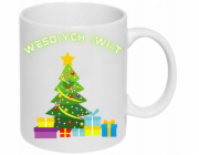 Coffeedesk Konferenční stolek - bílý keramický hrnek
