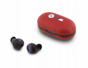 BMW Sluchátka TWS Bluetooth sluchátka BMW M kovové logo ENC červená