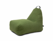 SOSOFT Sedací vak Chill XL Teddy, olivově zelený